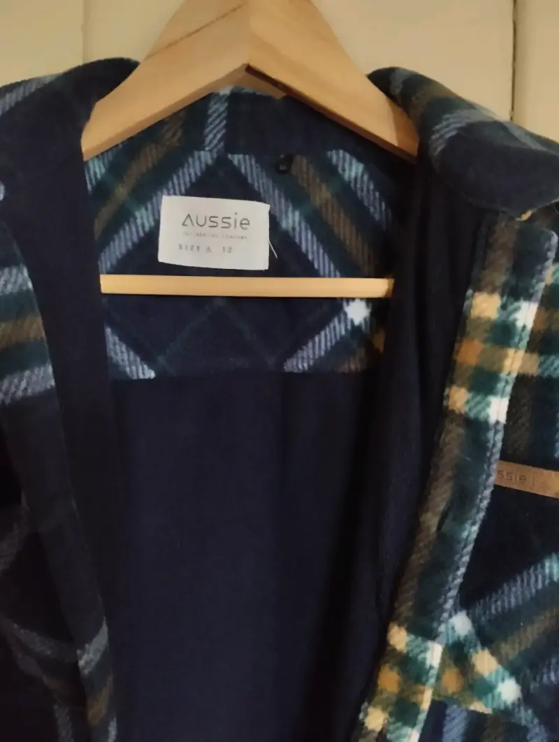 Camisa cuadrillé niño marca Aussie - 5