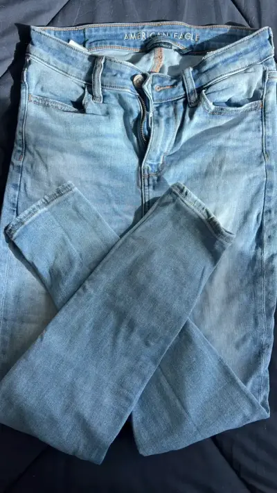 Jeans American Eagle azul claro mujer talla 4 - miniatura 1