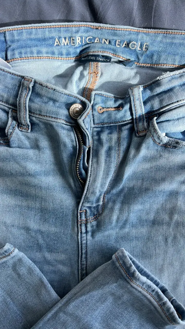Jeans American Eagle azul claro mujer talla 4 - 2