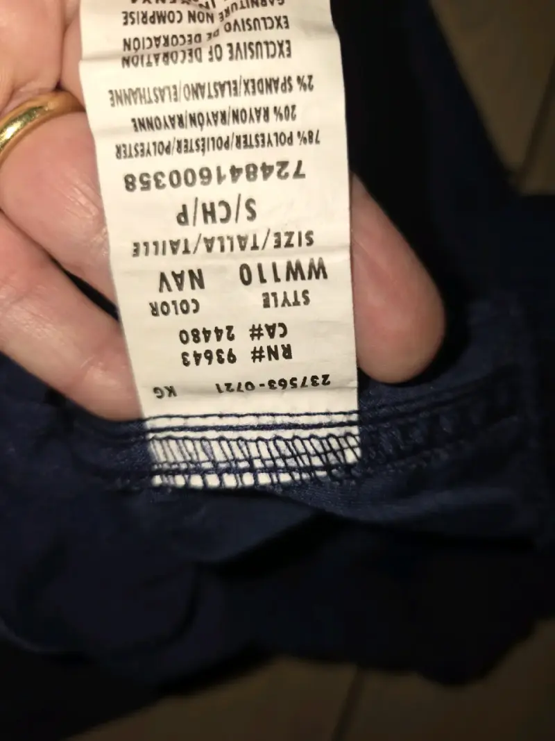 Pantalones azul scrub cherokee talla s - 2