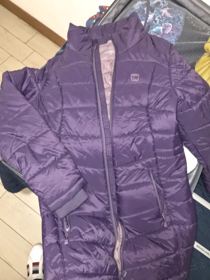 Parka weinbrenner morada para mujer talla m - 1