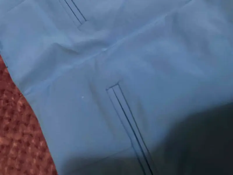 Pantalones formales celeste - 3