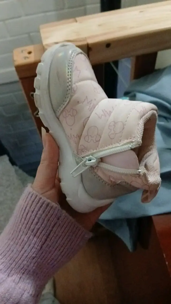 Zapatillas infantiles Minnie Mouse rosadas - 2