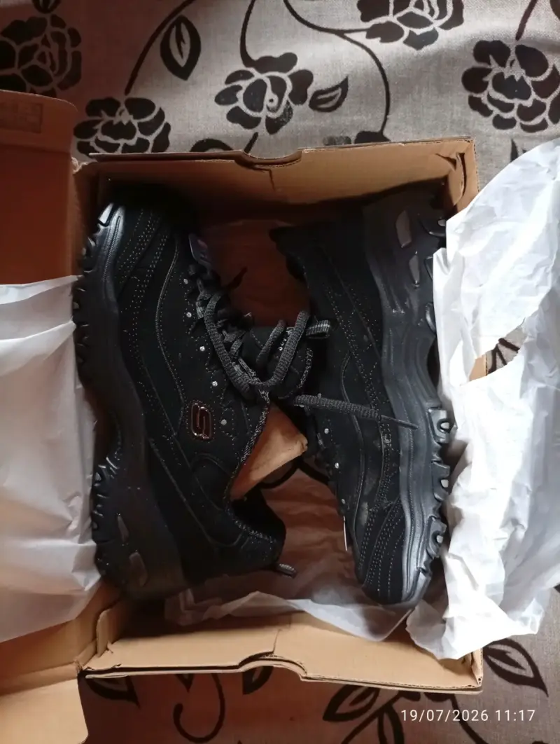Zapatillas Skechers D'Lites Mujer Negras Talla 36 - 2