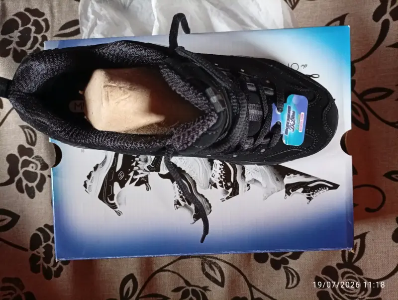 Zapatillas Skechers D'Lites Mujer Negras Talla 36 - 4
