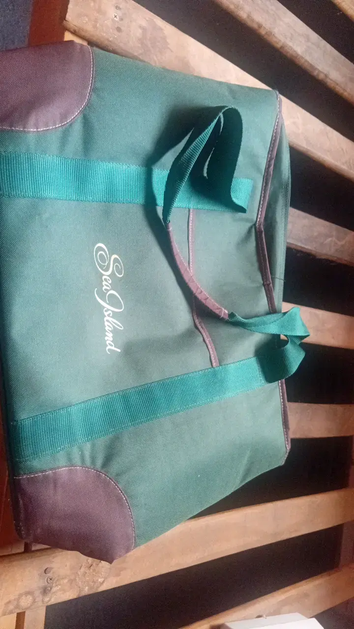 Bolso de viaje verde Sea Island