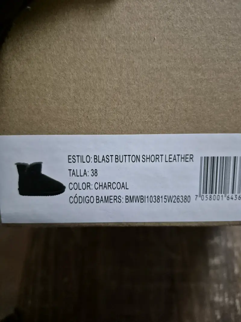 Botas Bamers grises 100% nuevas - 3