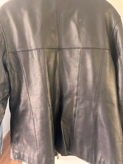 Chaqueta de cuero negra Middlebrook Park - miniatura 2