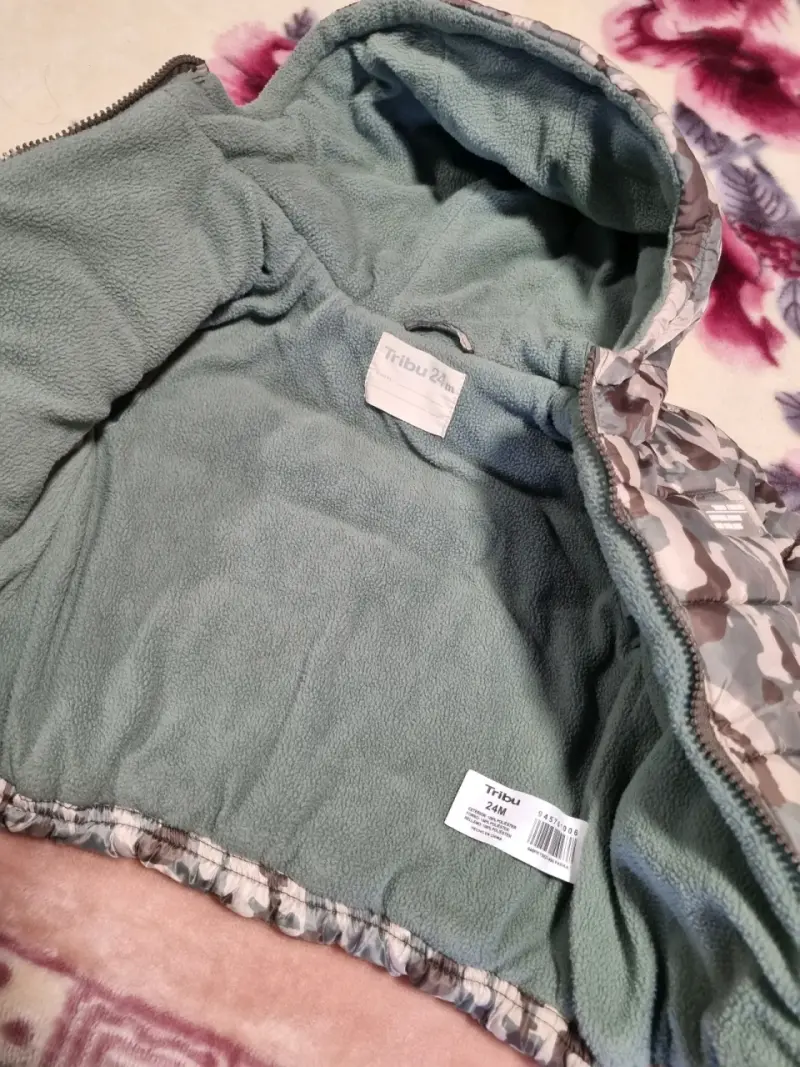 Chaqueta de niño camuflaje con capucha - 2