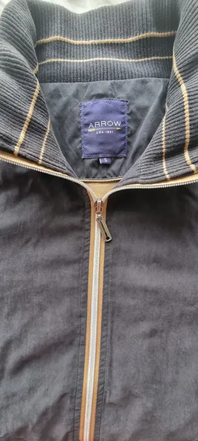 Chaqueta casual azul con cierre Arrow - miniatura 1