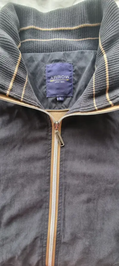 Chaqueta casual azul con cierre Arrow - miniatura 2
