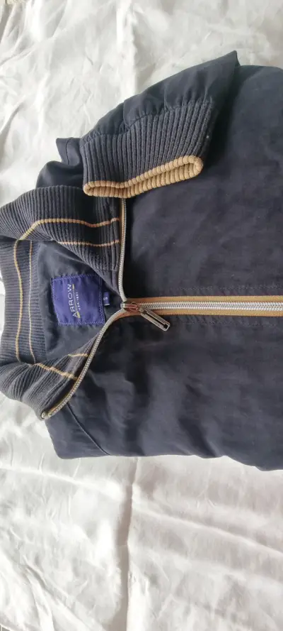 Chaqueta casual azul con cierre Arrow - miniatura 3