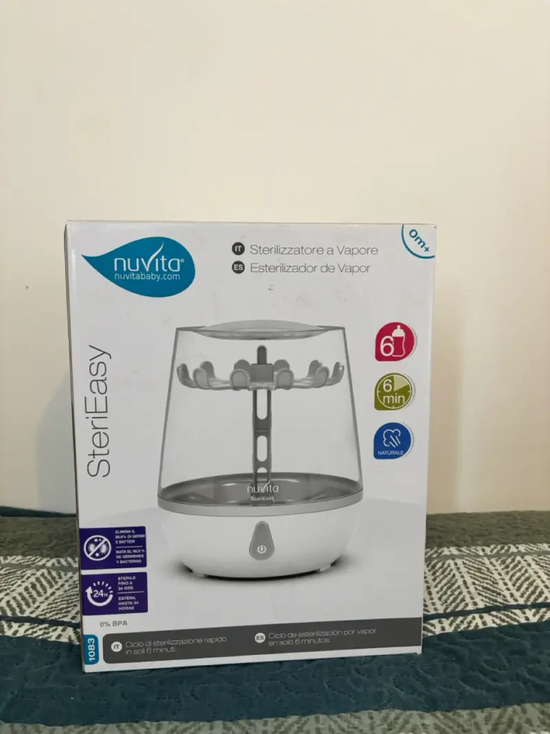 Esterilizador de Vapor Nuvita SteriEasy para Bebés - 1
