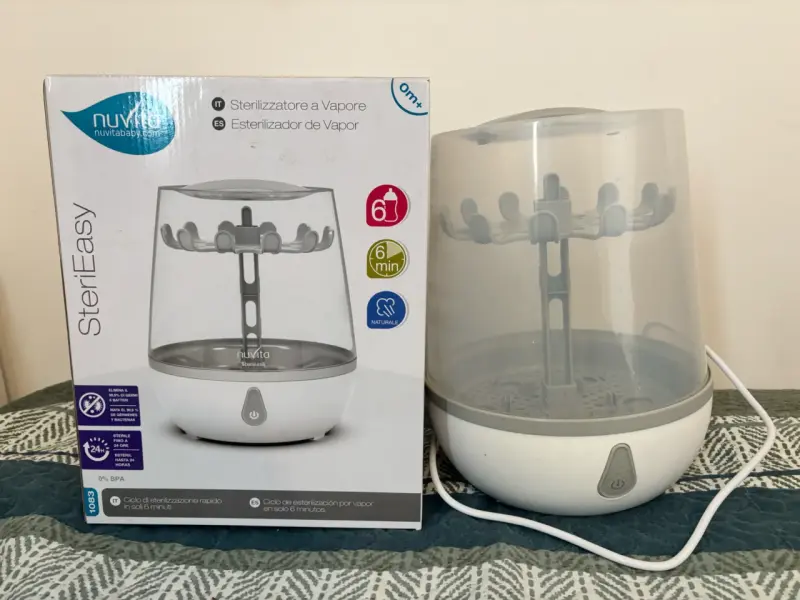 Esterilizador de Vapor Nuvita SteriEasy para Bebés - 2