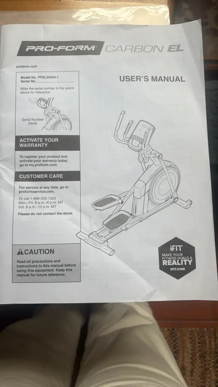 Elíptica de ejercicio en buen estado - 6