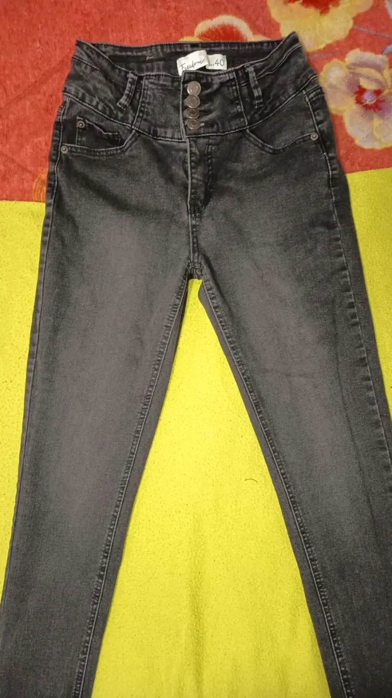 Pantalones de mezclilla mujer talla 40 Freedom - 2