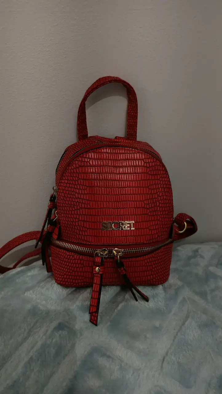 Mochila pequeña roja Secret - 2