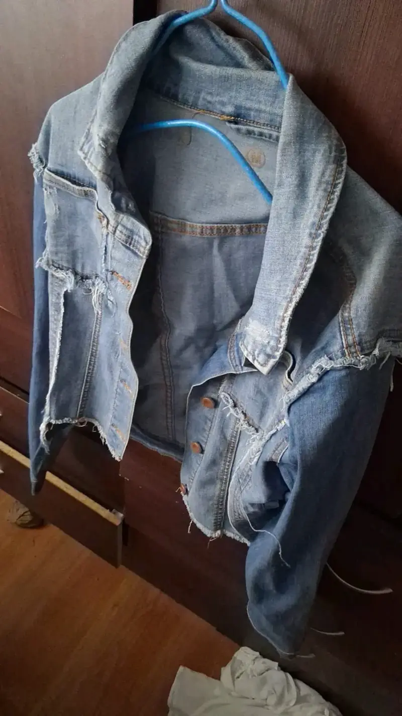 Chaqueta de mezclillapara mujer - 1