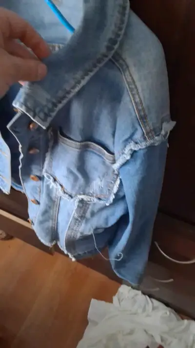 Chaqueta de mezclillapara mujer - miniatura 2