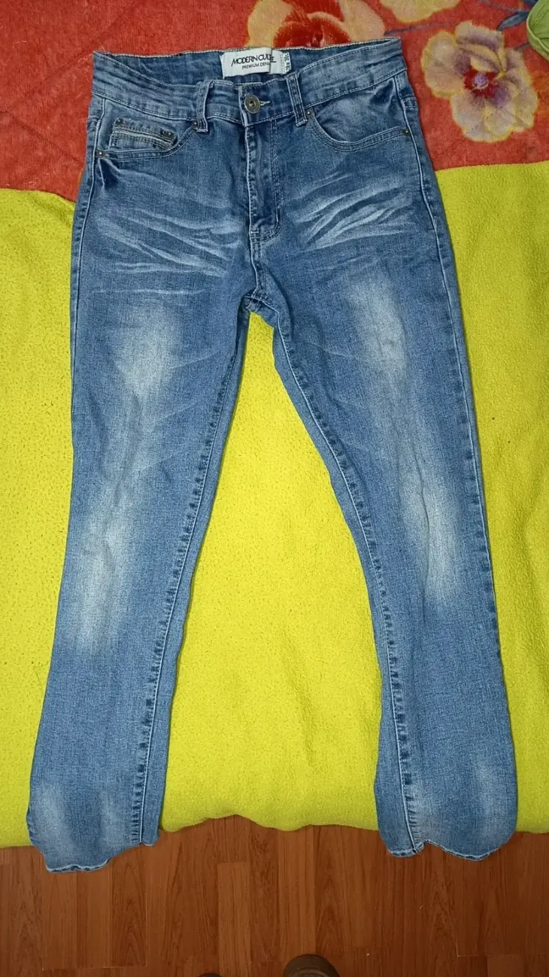 Jeans de mujer talla 40 denim azul - 2