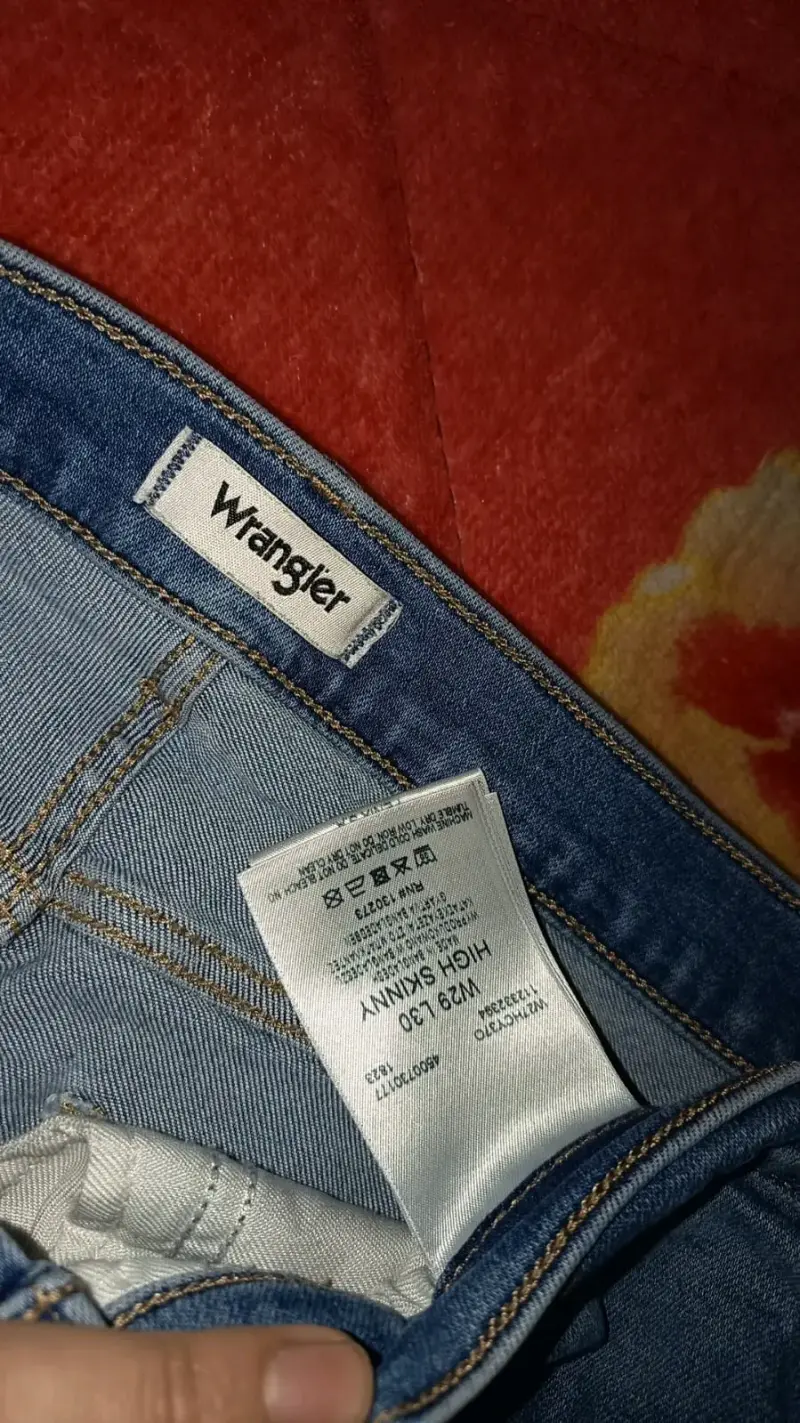 Jeans Wrangler High Skinny Mujer Azul - 1