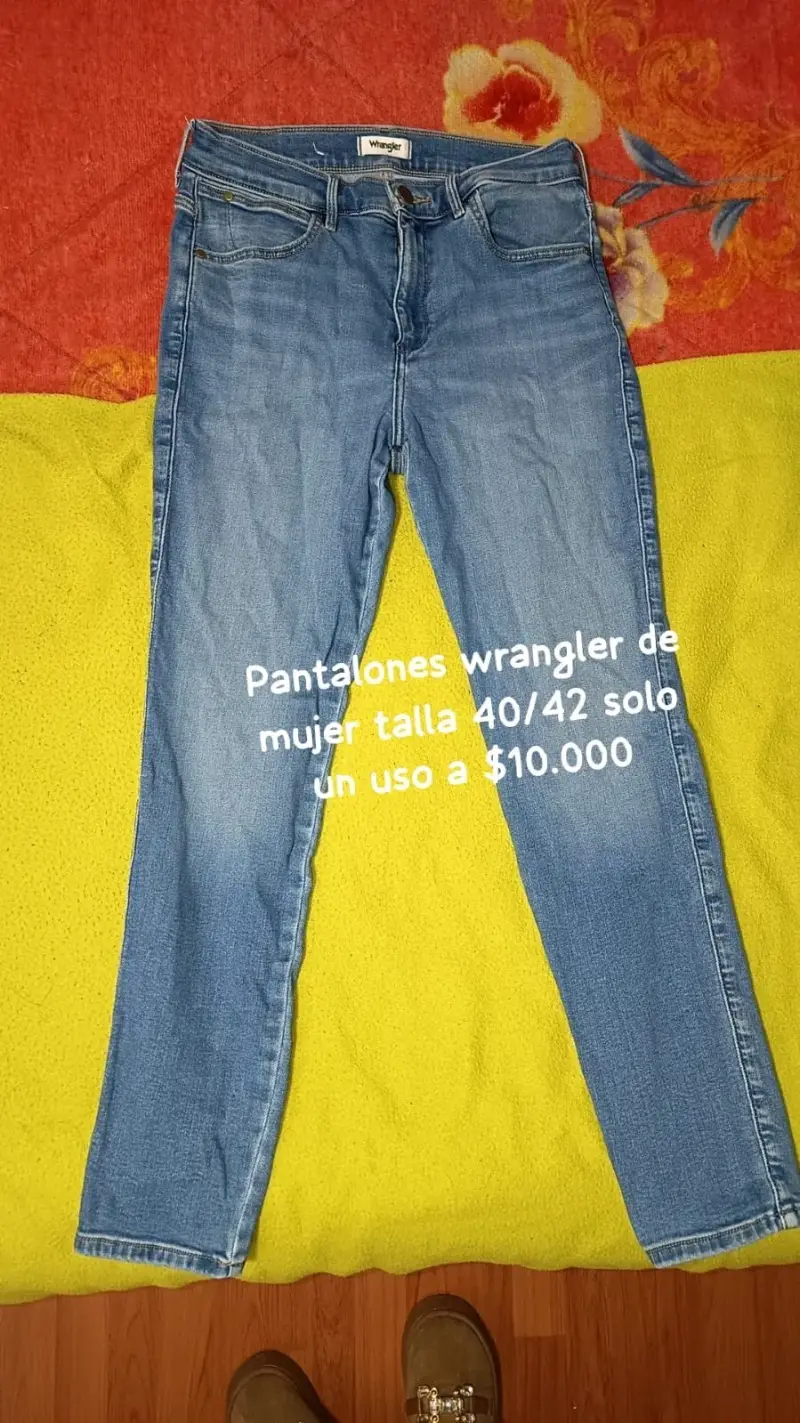 Jeans Wrangler High Skinny Mujer Azul - 2