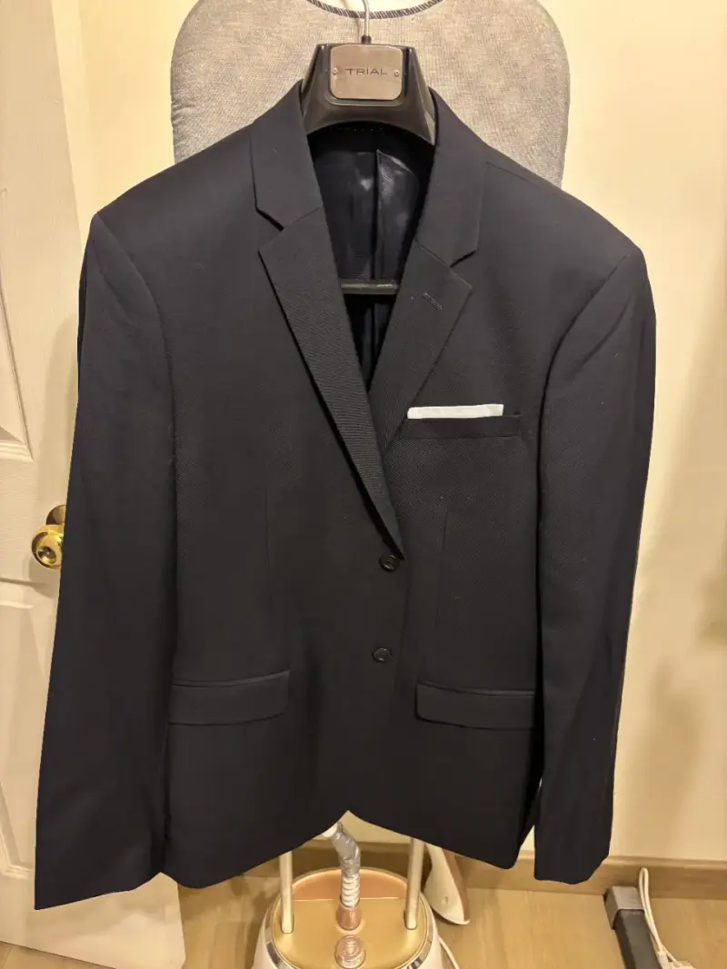 Blazer formal negro para hombre - 1
