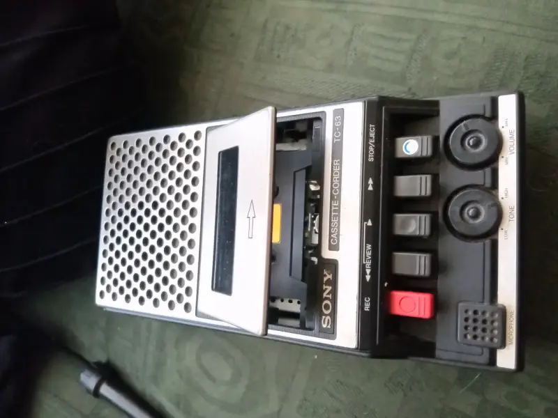Grabadora Cassette Sony TC-63 Vintage