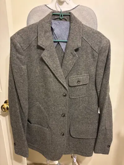 Blazer de lana gris H&M para hombre - miniatura 1