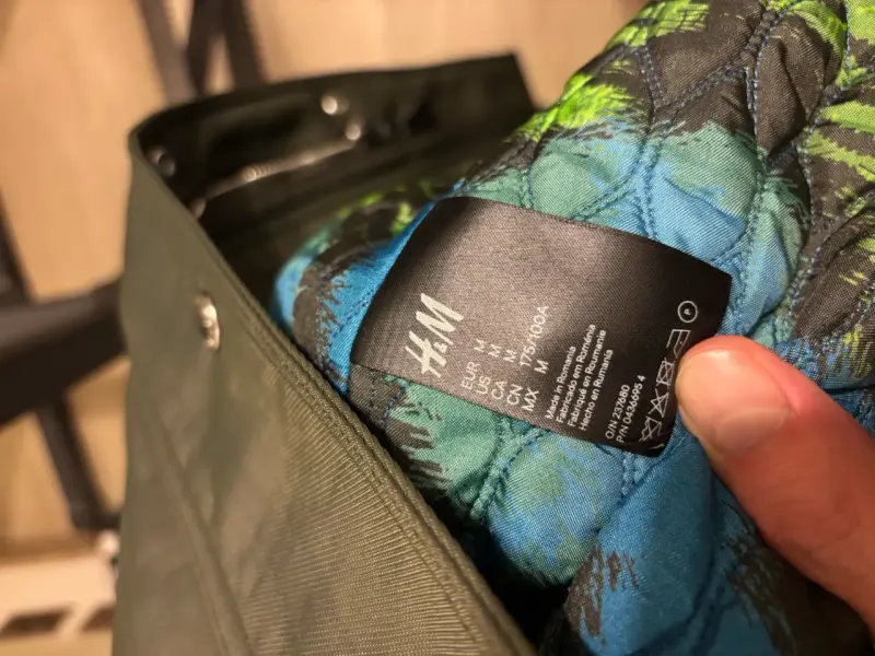 Parka KENZO X H&M verde militar para hombre - 4