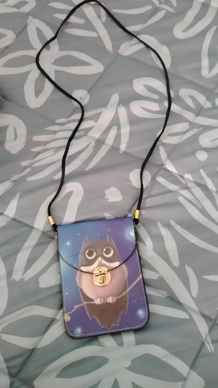 Bolso bandolera, orejeras diseño unicornio - 1