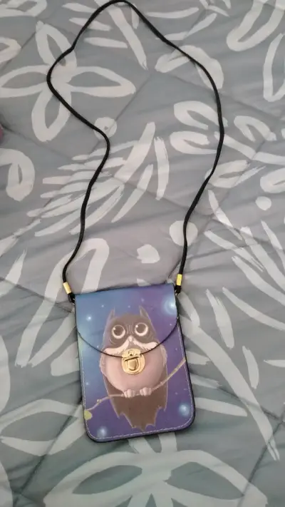 Bolso bandolera, orejeras diseño unicornio - miniatura 1