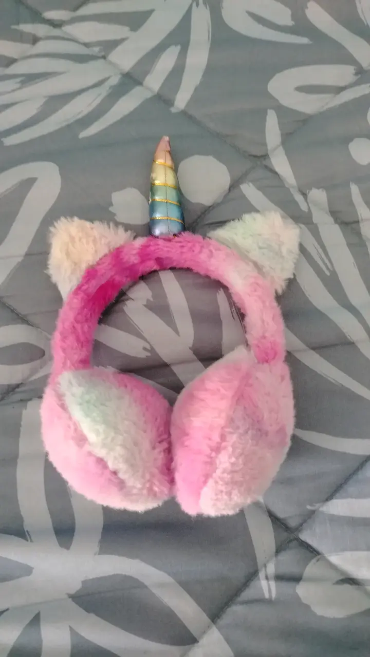 Bolso bandolera, orejeras diseño unicornio - 2