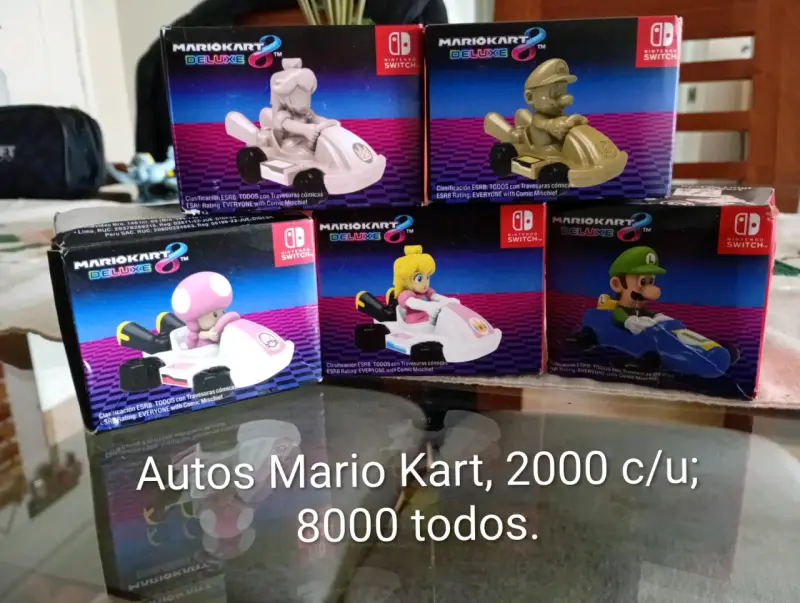 Set de Autos Mario Kart 8 Deluxe