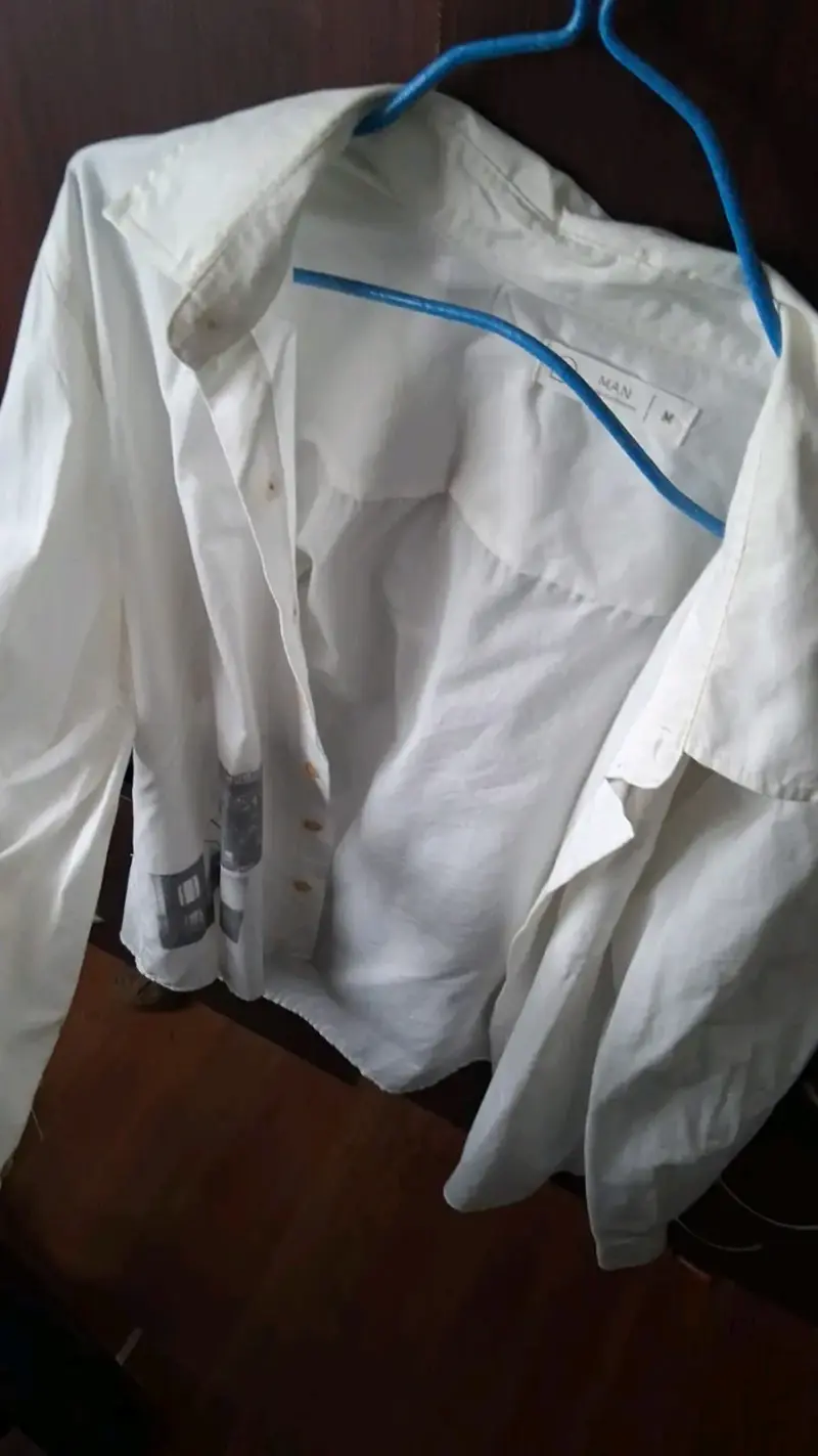 Camisa blanca de hombre Urb talla M - 2