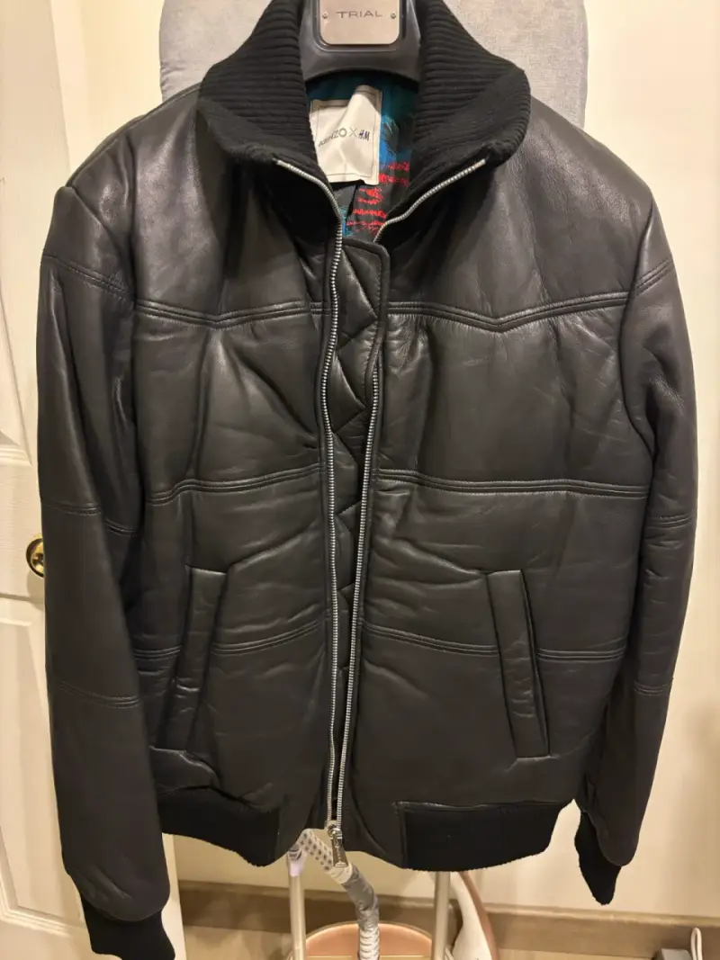 Chaqueta cuero KENZO X H&M con diseño de tigre - 2