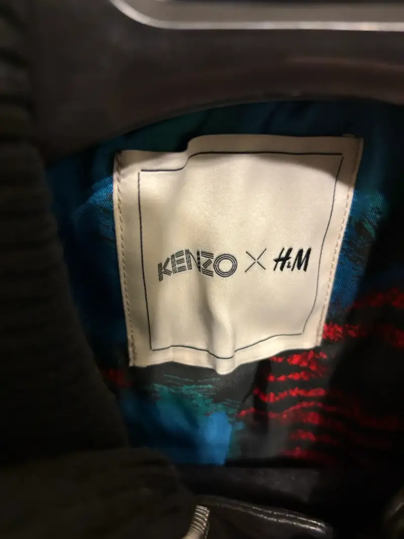 Chaqueta cuero KENZO X H&M con diseño de tigre - 3