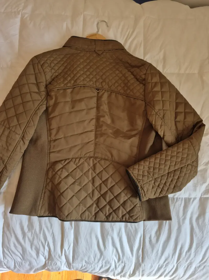 Chaqueta acolchada marrón para mujer - 2