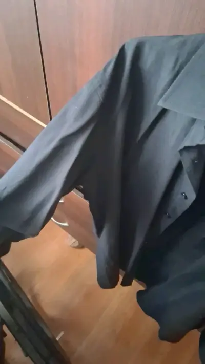 Camisa negra de hombre talla M - miniatura 4