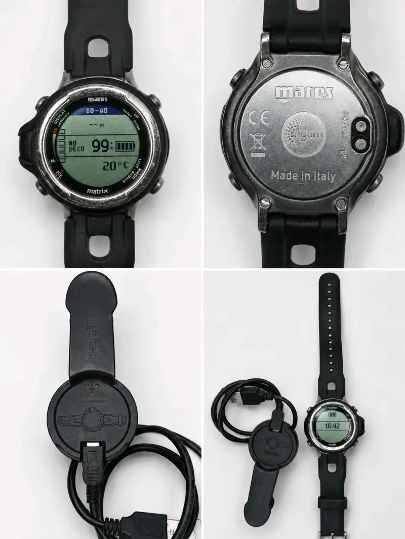 Reloj de buceo Mares Matrix con cargador