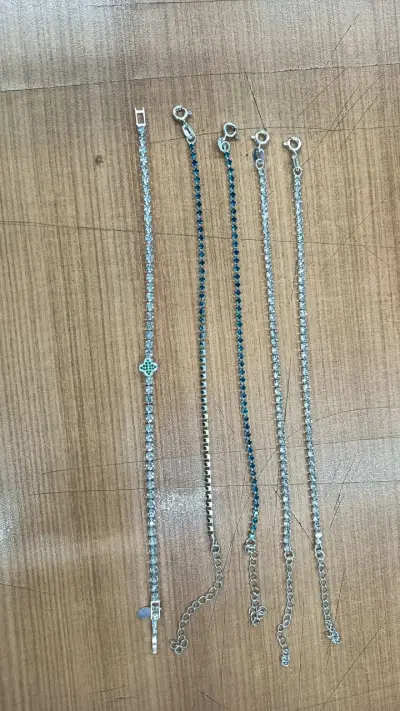 Pulseras y anillos de plata 925 con y sin circones - miniatura 3
