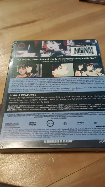 Blu-ray Perfect Blue de Satoshi Kon nuevo - miniatura 2