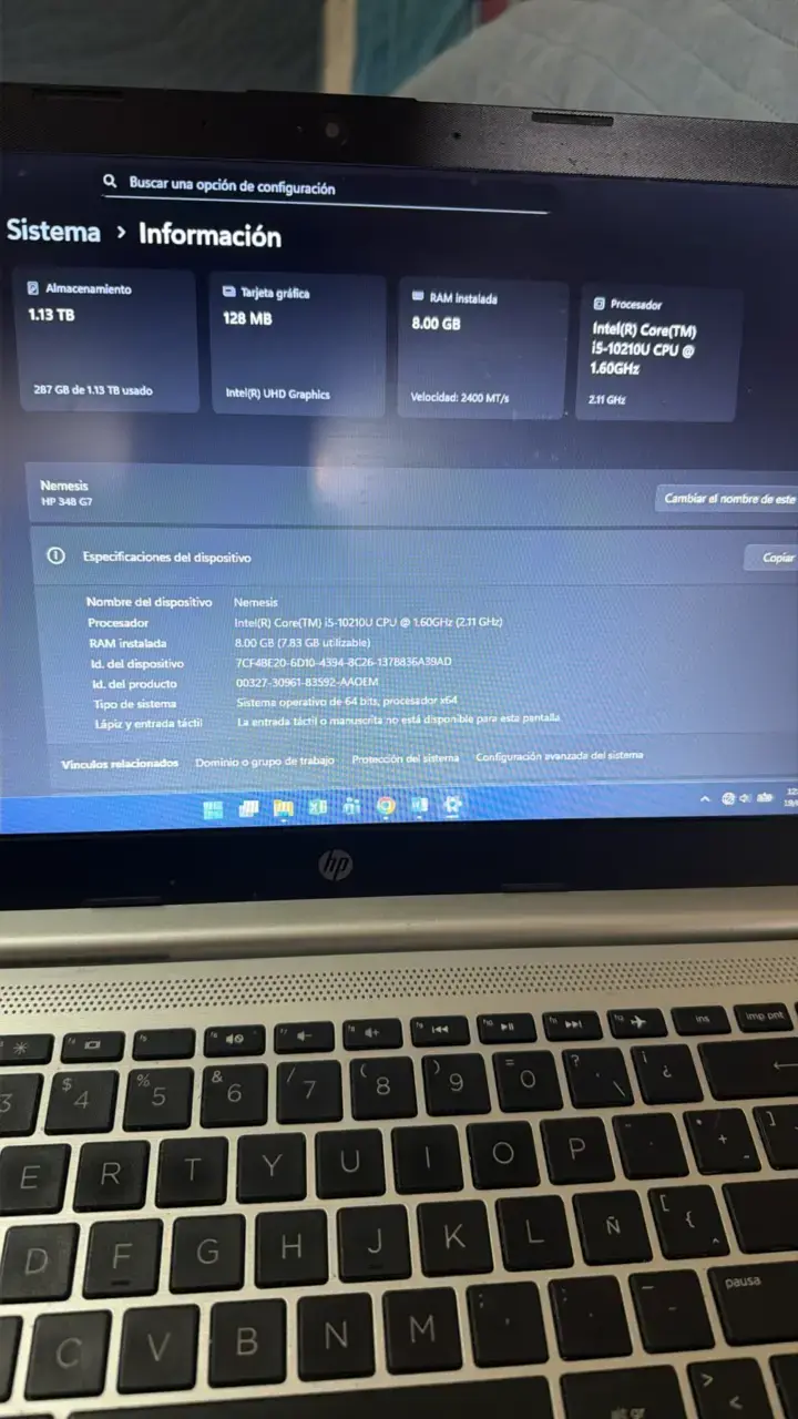 HP Core i5 10ª Gen | 8GB RAM | SSD 1.13TB - 3