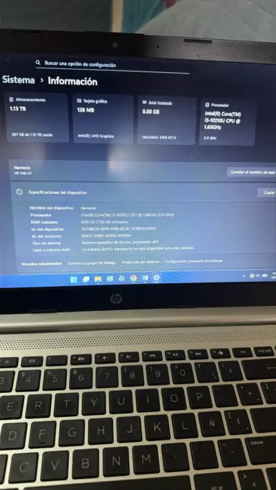 HP Core i5 10ª Gen | 8GB RAM | SSD 1.13TB - miniatura 3