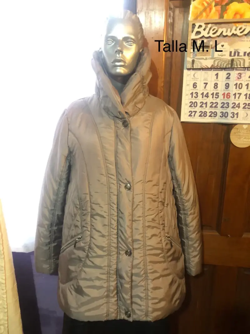 Abrigo acolchado para mujer talla M-L