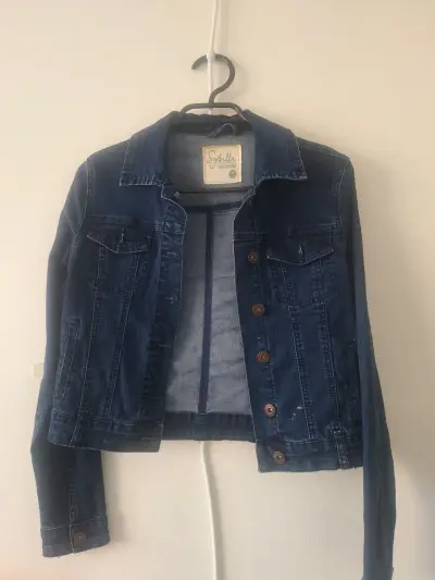 Chaqueta de mezclilla azul Sybilla para mujer - miniatura 1