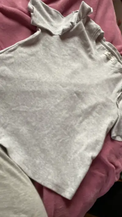 Polera gris de algodón para mujer Redwood - miniatura 4
