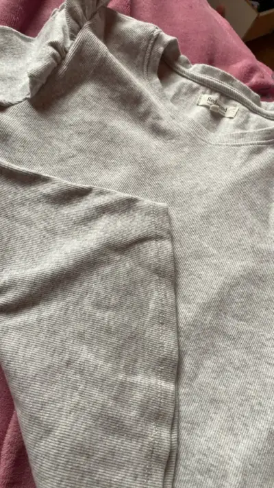 Polera gris de algodón para mujer Redwood - miniatura 5