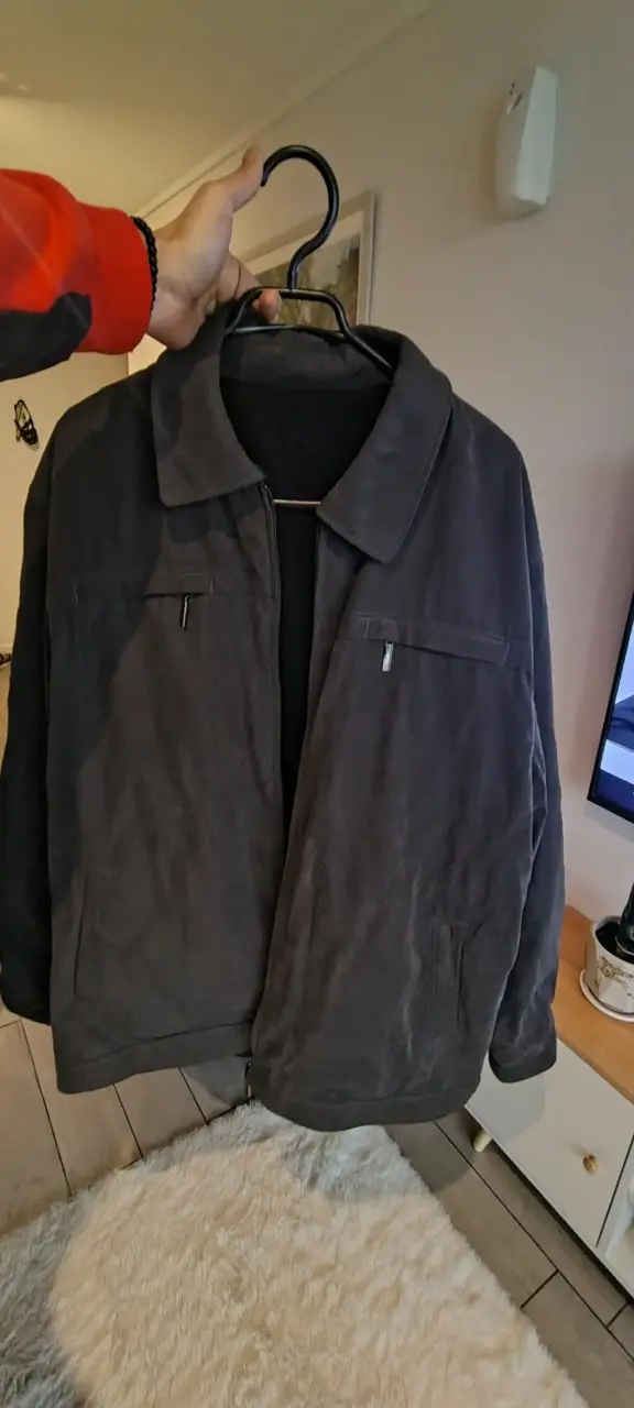 Chaqueta de hombre negra casual