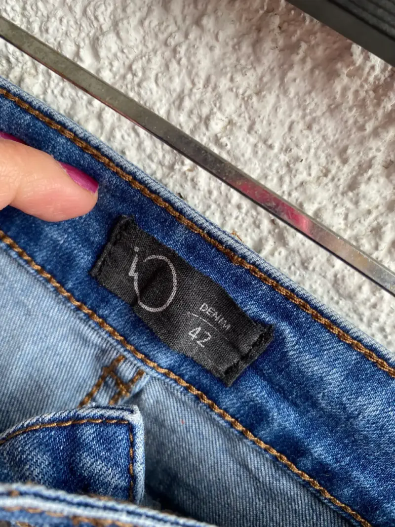 Jeans azul clásico para mujer MARCA IO - 2